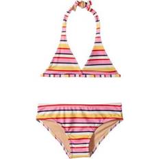 Boat Primers Girls Yellow Striped Bikini Set Swimwear 12