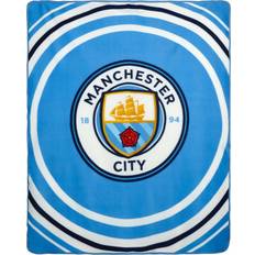 Manchester City Pulse Fleece Blankets Blue