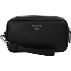 Emporio Armani Stylish Men's Toiletry Bag - Black