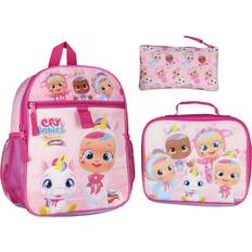 Cry babies Cry Babies Cry Babies Magic Tears Characters Unicorn 3 PC Backpack Lunchbox Pencil Pouch