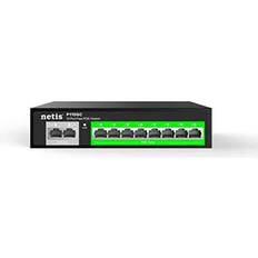 Netis P110GC 8GE Gigabit PoE Switch and Uplink 30W PoE+ Per Port 802.3af/at PoE Budget 120W with 4KV Lightning Protection