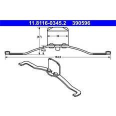 Hydrauloljor ATE 11.8116-0345.2 Servobromssystem Hydraulolja