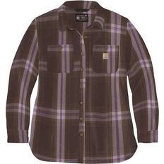 Carhartt Skjorter Carhartt Cotton Long Sleeve Twill Plaid Shirt - Bust