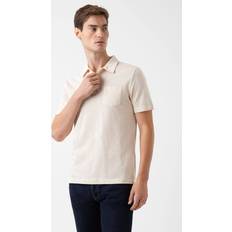 Beige - Hombre Polos Sunspel Riviera Polo Shirt - Men's