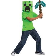Disguise Minecraft Creeper Mask & Hacka för Barn