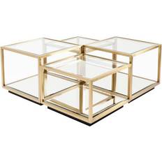 Kare Design Sofaborde Kare Design Luigi 4 Piece Set Gold Coffee Table