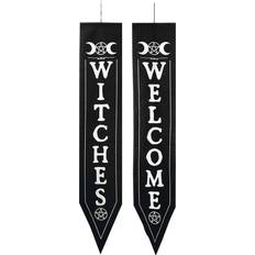 Halloween Garlands & Confetti Sunstar Witches banners set of two