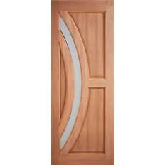 External Door LPD W Hardwood Harrow Frosted External Door L (x)