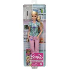 Barbie Poupées et Maisons de Poupée Mattel Barbie Nurse Blonde Doll GTW39