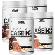Delta Nutrition Supreme Casein 100 900g Chocolate Toffe 4-pack