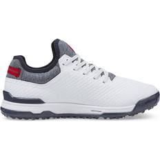 Synthetic - Women Golf Shoes Puma ProAdapt Alphacat W - White/Navy Blazer/High Risk Red