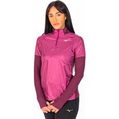 Hardlopen - Paars Jassen Mizuno Hybrid Longsleeve Dames - Paars