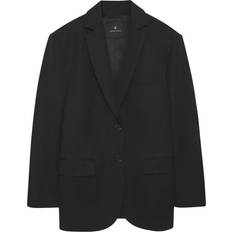 XXS Blazers Anine Bing Quinn Blazer - Black Cashmere Blend