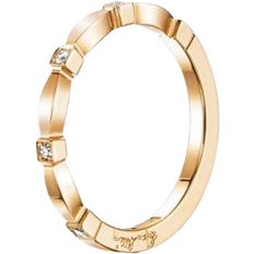 Dam - Vigselringar Efva Attling Forget Me Not Thin Ring - Gold/Diamond