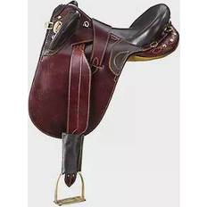 Leather Horse Saddles Tough-1 Australian Outrider Collection 18inch - Brown