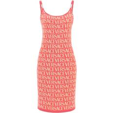 Versace Monogramm Strick -Mini -Kleid