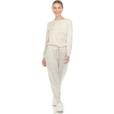 Brown - Women Pajamas White Mark Women's Piece Lounge Set Brown