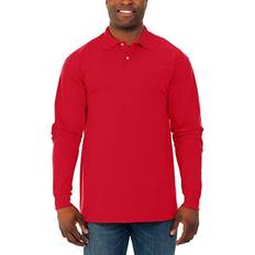 Jerzees Men's SpotShield Stain Resistant Polo Shirt - True Red