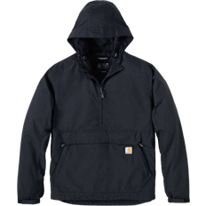 Carhartt anorak herre Carhartt Rain Defender Loose Fit Lightweight Packable Anorak Jacket - Black