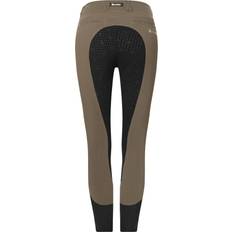 Dame - Ridesport Bukser på tilbud Cavallo Celine X Grip ridebukser med silikonegrip Taupe/ Graphite Dark Grey 042 unisex