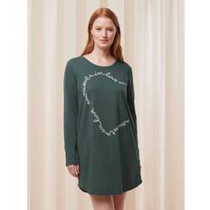 Triumph Nattlinnen Triumph Long Sleeve Nightdress - Dark Green