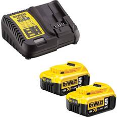 Dewalt oplader + 2 batterier Dewalt DCB115P2-QW