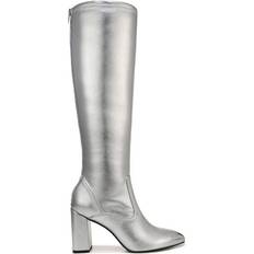 Silver High Boots Franco Sarto Women's Katherine Knee High Boot