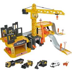 Majorette Creatix Construction Playset + 5 Volvo Vehicles