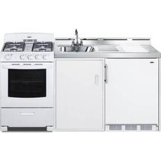 Stainless Steel Mini Kitchens Summit ACK72GASW