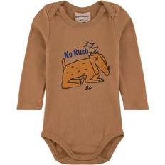 Koirat Bodyt Bobo Choses Baby's Sleepy Dog Babygrow - Brown (13859506)