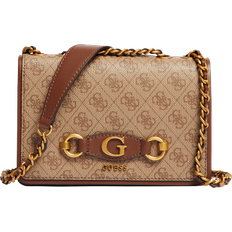 Guess Bruna Handväskor Guess Izzy 4g Logo Mini Crossbody Bag - Brown Multi