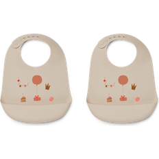 Liewood Tilda Hagesmæk i Silikone 2-pack Birthday Multi Mix