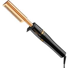 Black Hair Straighteners Conair Gold-Plated Straightening Comb