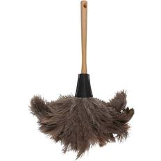 Strutsfjäder Smart Microfiber Dustpan Wood and Ostrich Feather