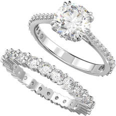 Swarovski Schmucksets Swarovski Constella Set Ring - Silver/Transparent