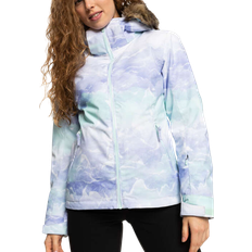 Mesh - Women Jackets Roxy Women's Ski Insulated Snow Jacket - Fair Aqua Seous