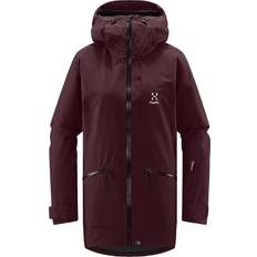 Haglöfs Women's Lumi Insulated Parka - Burgundy Brown