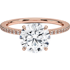 Engagement Rings - Rose Gold Brilliant Earth Demi Engagement Ring - Rose Gold/Diamonds