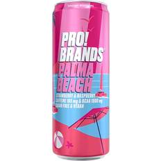 ProBrands BCAA Vacay Edition,330 ml Palma Beach (105 mg koffein) 24 pcs