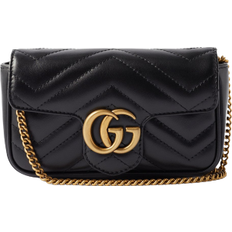 Gucci Black Crossbody Bags Gucci GG Marmont Super Mini Bag - Black