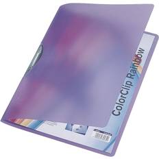 Viola Raccoglitori Leitz Klemmmappe ColorClip Rainbow, A4, PP violett