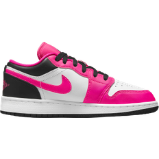 Nike Air Jordan 1 Low GS - Fierce Pink/White/Black