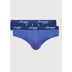 Sloggi Damen Unterhosen Sloggi 2er-Set Slips 10206949 Blau