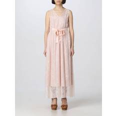 Dame - Træningstøj Kjoler Twinset Maxi Dress - Pink