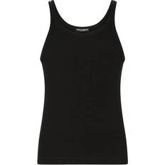 Dolce & Gabbana Débardeurs Dolce & Gabbana Coton Jersey Singlet Homme Noir