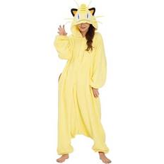 Pokemon Meowth Kigurumi Costume for Adults