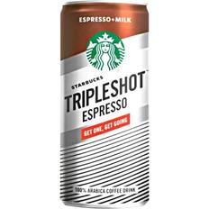 Starbucks tripleshot espresso Starbucks Tripleshot Espresso + Milk Coffee Drink 30cl 1pack