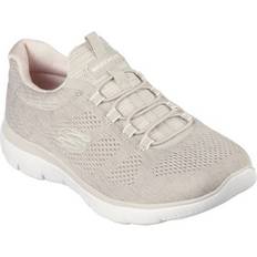 Skechers Slip-on - Stone grey / Rosa / Wit - 36