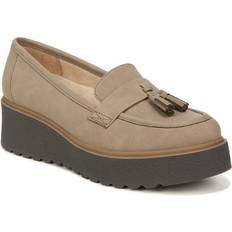 Grey Loafers Soul Naturalizer Josie Lug Loafer Shoes Slip-On Almond Toe - Grey