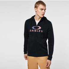 Oakley Tops Oakley Bark FZ Hoodie 2.0 - Black/American Flag